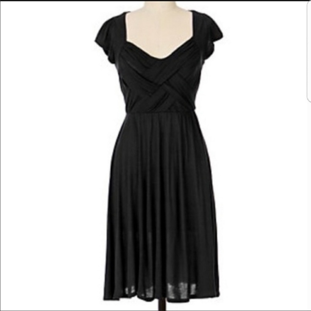 Anthropologie Deletta Black Dress